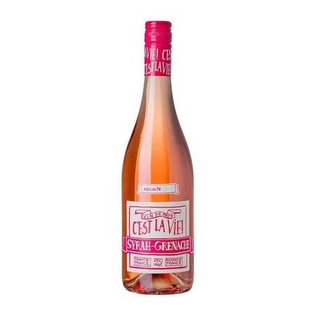 Vinho rosé francês c'est la vie 750ml
