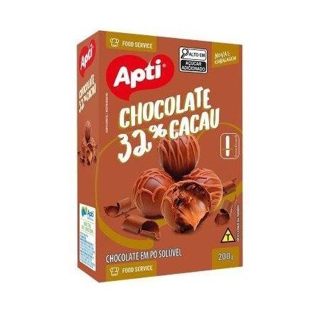 Chocolate pó apti 32% cacau 200gr