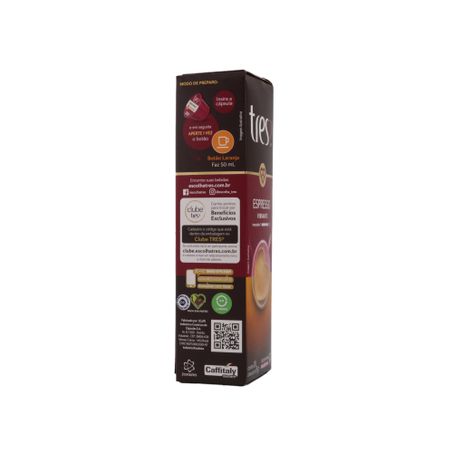 Cápsula 3 Corações Espresso Vibrant C/10 80g 360-48