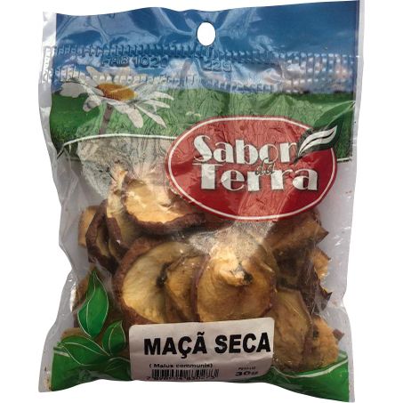 Maçã seca sabor da terra 100g