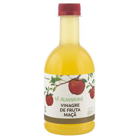Vinagre de Fruta Almaromi 400ml - Maçã