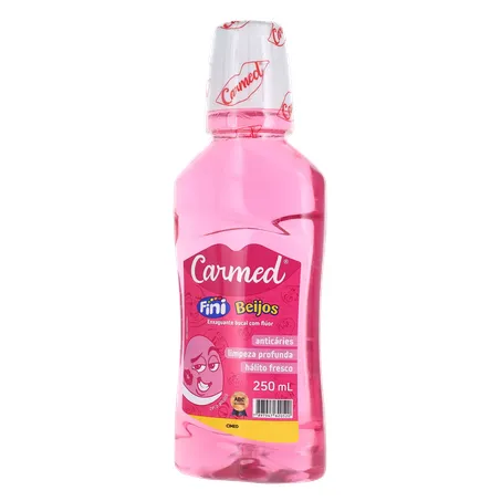 Enxaguante Bucal Infantil Carmed Fini Beijos 250ml 360-2