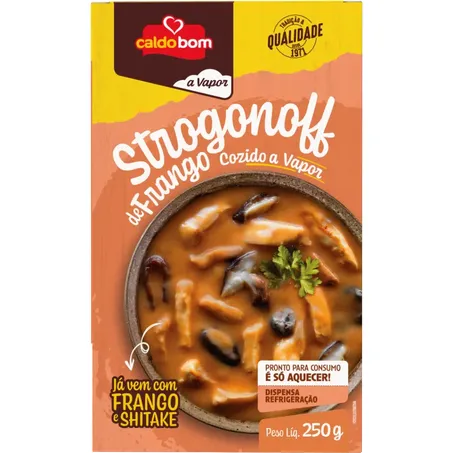 Strogonoff Frango Caldo Bom 250g Cozido Vapor