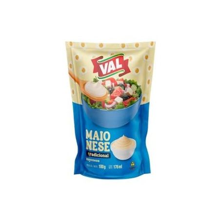 MAIONESE VAL 180G TRADICIONAL SACHE CX 36.0