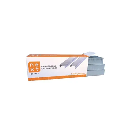 GRAMPO 26/6 GALVANIZADO C/5000UN NEXT OFFICE