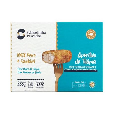 Aperitivo tilápia schaadinha 400g