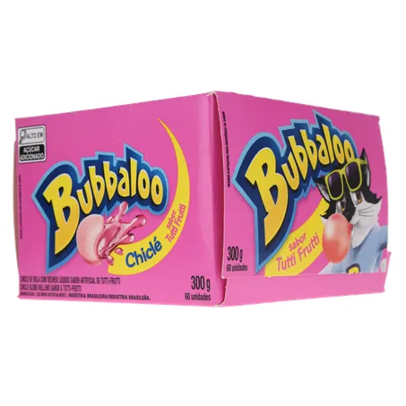 Chicle Bubbaloo Tutti Frutti 60 Unidades 5g 360-4