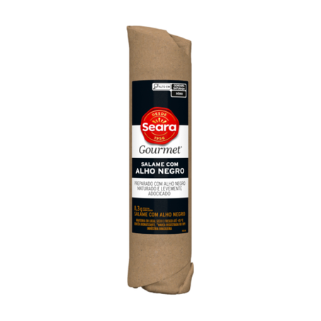 Salame Seara Gourmet Alho Negro Peça 160g