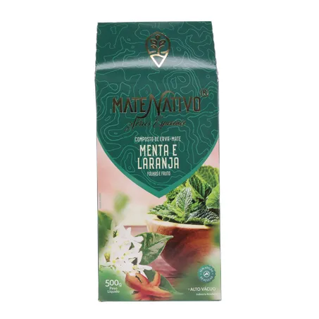 ERVA MATE DE VALERIOS COMPOSTA MENTA E LARANJA 500G