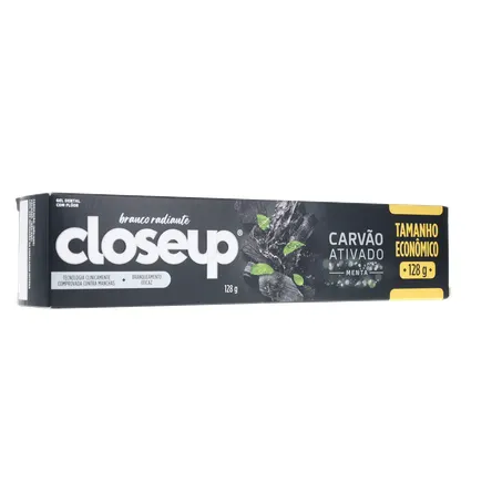 Gel Dental Closeup Branco Radiante Carvão Ativado Menta 128G 360-33