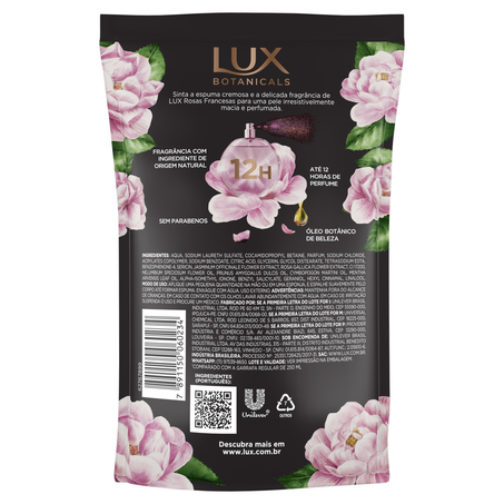 Sabonete Líquido Lux Botanicals Rosas Francesas Refil 200Ml 360-1