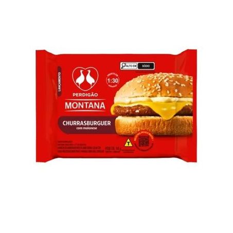 PERDIGÃO MONTANA CHURRASBURGUER MAIONESE 145G