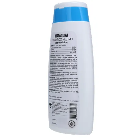 Shampoo Matacura Neutro 200ml 360-22