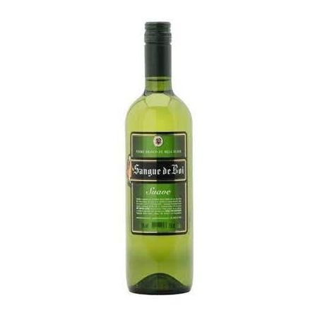 Vinho sangue boi branco suave mesa 750ml
