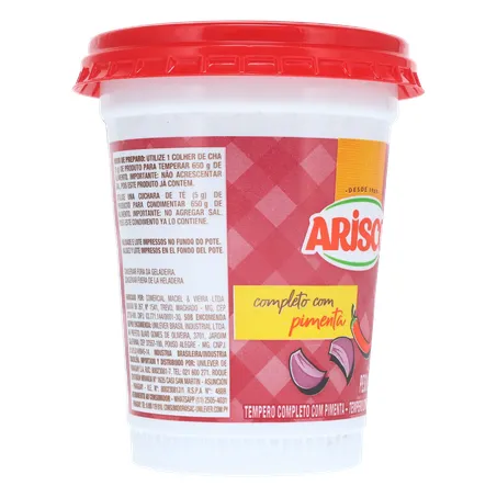 Tempero Completo Pasta Arisco C/pimenta 300g 360-30