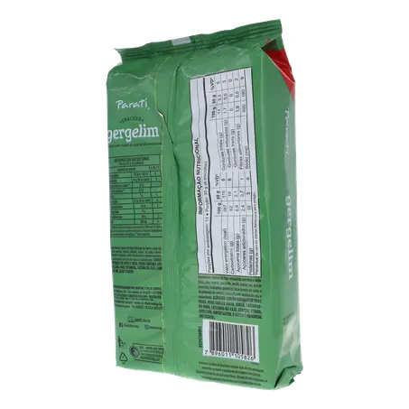 Biscoito Salgado Parati Cracker Gergelim Pacote 400gr 360-21