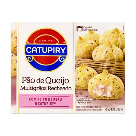 PAO QUEIJO CATUPIRY 300G MULTIGRAOS