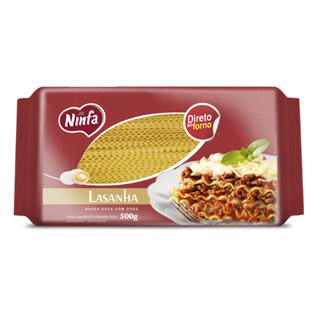 MASSA PARA LASANHA SECA COM OVOS NINFA