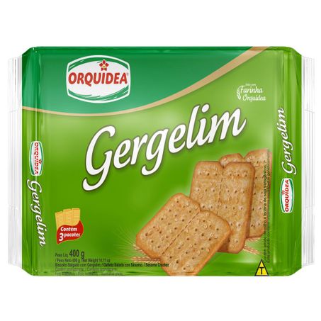 BISCOITO ORQUIDEA GERGELIM 400G