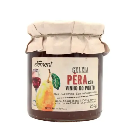 Geleia quinta da estrela pera c/vinho 280g