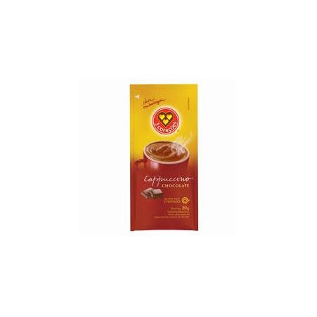 CAPPUCCINO 3 CORAÇOES CHOCOLATE 20G