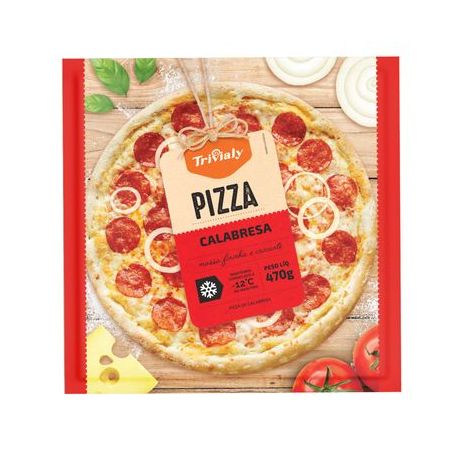 Pizza trivialy calabresa 470g