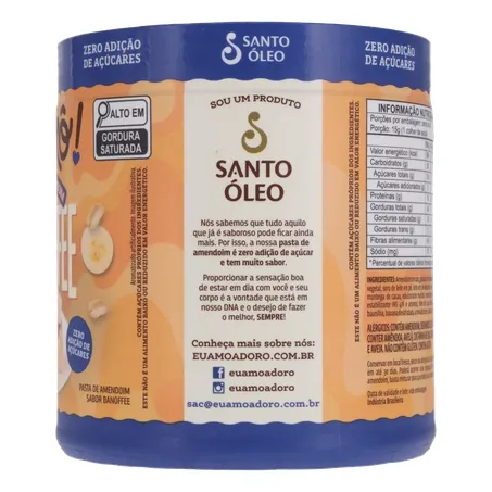 Pasta amendoim santo oleo banoffee 500g 360-1