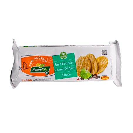 RICE CRACKER SABOR LEMON PEPPER ASSADO 84G