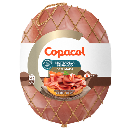 Mortadela Copacol Kg Frango Defumado Bolinha