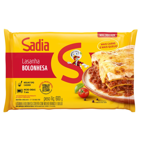Lasanha Sadia 600g - Bolonhesa