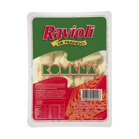 RAVIOLI ROMENA PC 250 G FRANGO