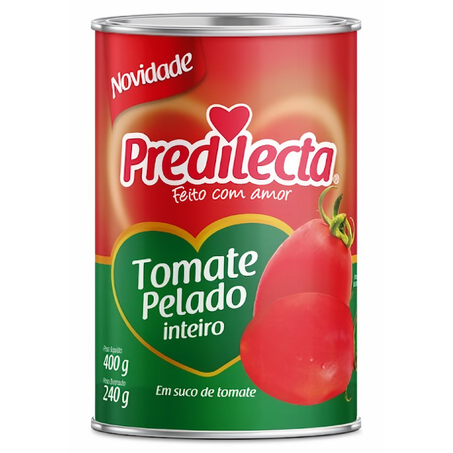 TOMATE PELADO PREDILECTA INTEIROS 400G