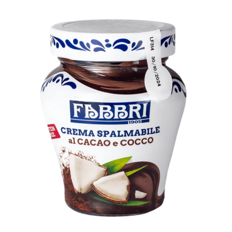 CREME DE CACAO COM COCO FABBRI 200G