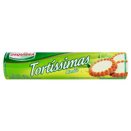 BISCOITO ORQUIDEA TORTISSIMA RECHEADO LIMAO 130G
