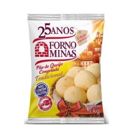 Pão de Queijo Forno de Minas Tradicional Pacote 1KG