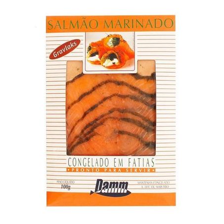 Carpaccio Salmao Marinado Gravlaks Damm 100gr