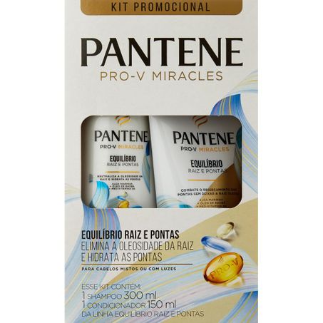 Kit shampoo+cond 450ml pantene equilibrio
