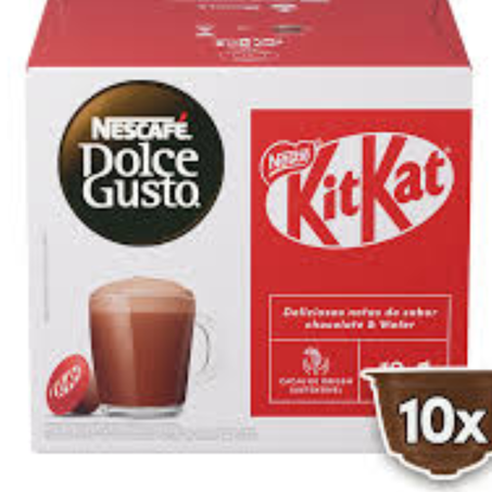 Capsulas cafe dolce gusto 10un chococino kit kat