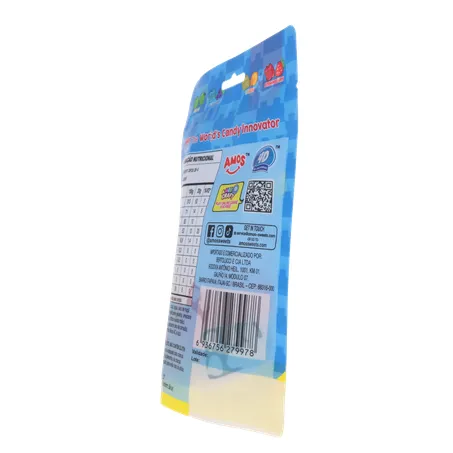 Bala de Gelatina Amos Gummy Blocks Sachê 72gr 360-24