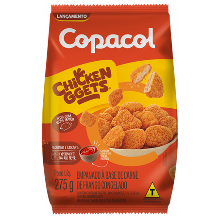 Empanado Frango Copacol 275g Chickenggets Congelado