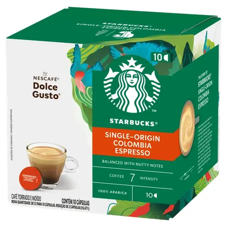 CAFE STARBUCKS MEDIUM COULUMB 10 CAPS 
