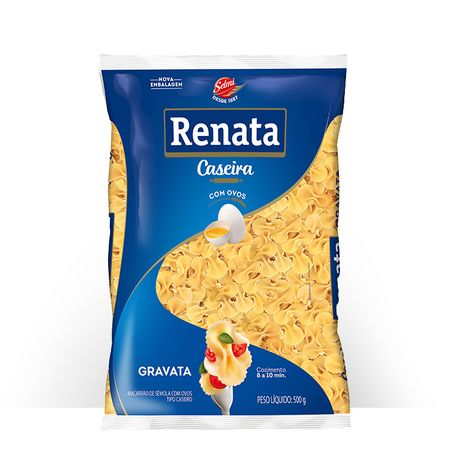 Massa caseira renata gravata 500g