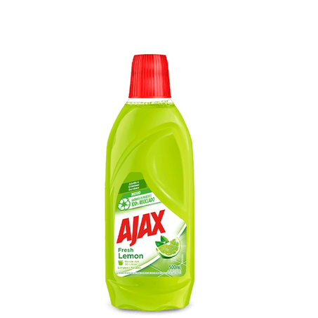 LIMPADOR AJAX FRESH LIMPEZA PESADA LEMON 500ML
