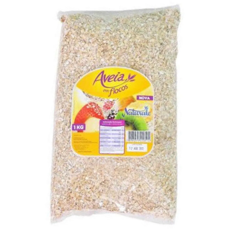 Aveia flocos naturale 1kg finos