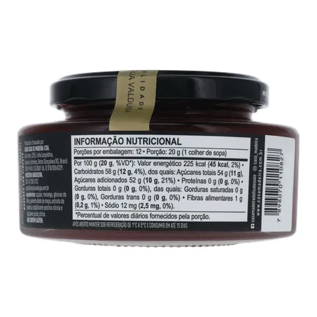 Geleia de Morango com Pimenta Casa Madeira Gourmet Pote de Vidro 240gr 360-2