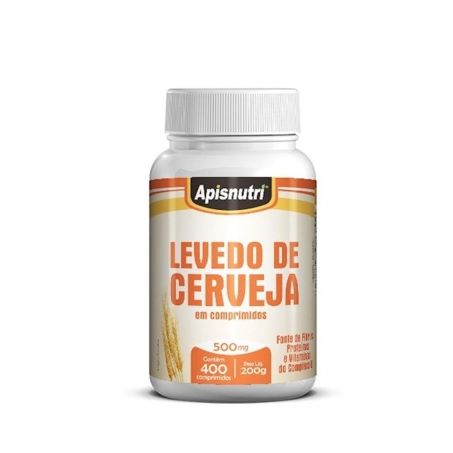 LEVEDO DE CERVEJA 500MG 400 CAPS - APISNUTRI