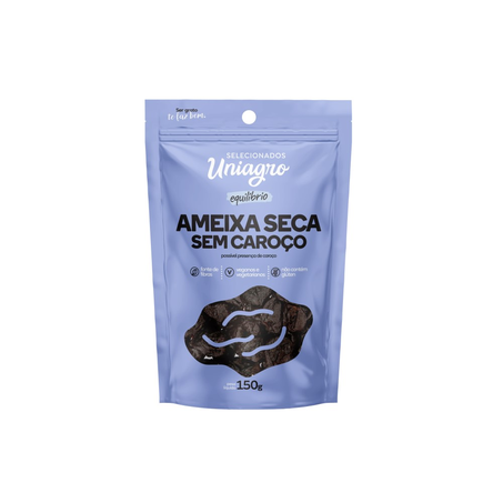 Ameixa Seca Uniagro Equilíbrio sem Caraço Sachê 150G