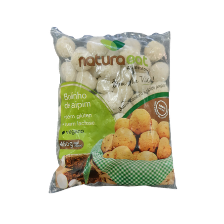 Bolinho de aipim natura eat 450g