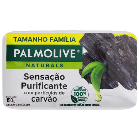 Sabonete palmolive naturals carvao 150g