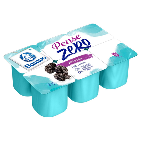 Iogurte Batavo 510g - Pense Zero - Zero Lactose - Ameixa